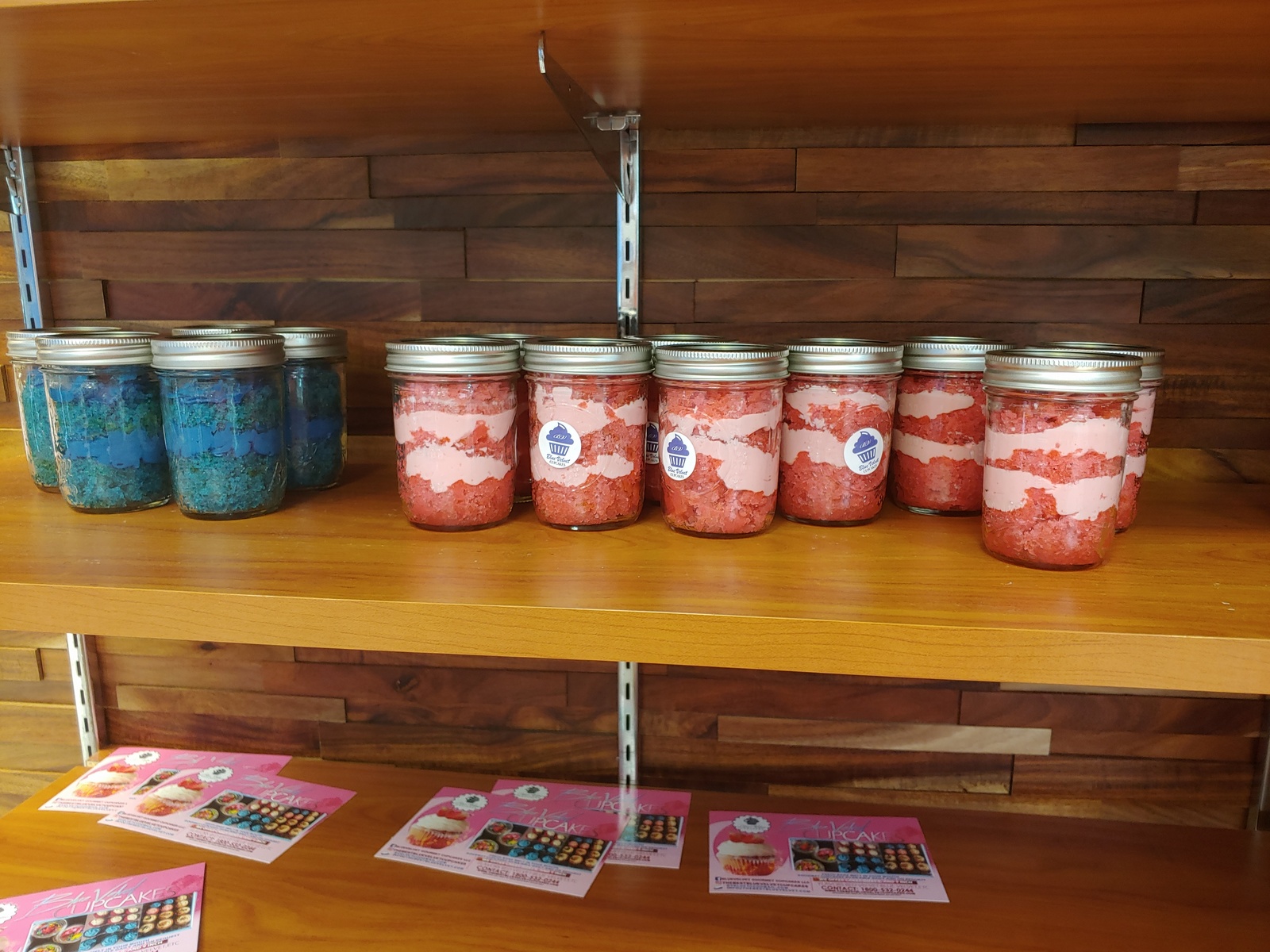 Cake Jars - The Best Blue Velvet Cupcakes 